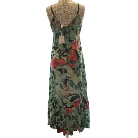 NWT green floral beach pool Maxi Dressby by Lauren Conrad size XS - Picture 2 of 12